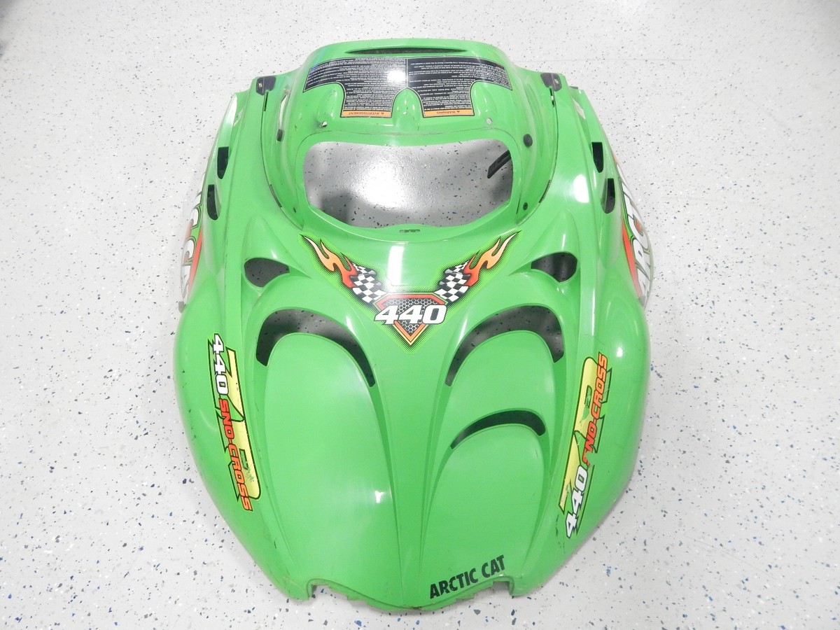 Arctic Cat Snowmobile 2001 ZR 440 Sno Pro Green Hood - 1718-011 | eBay