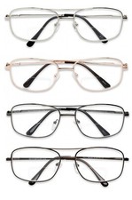 1 or 2 Pair s Inner Bifocal Metal Fame Reading Glasses Reader Spring Hinges
