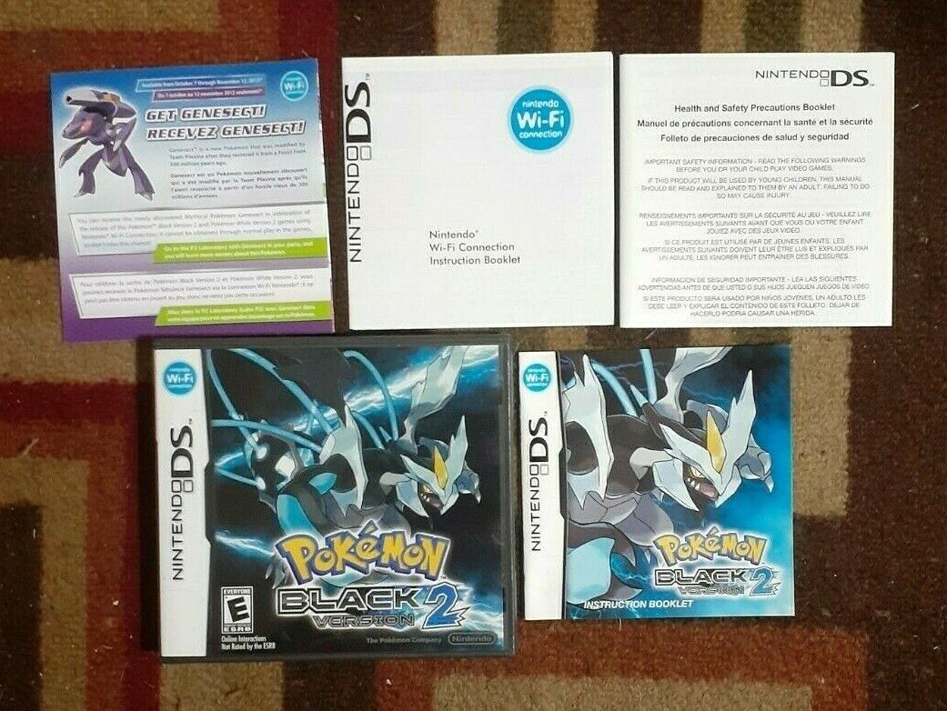 Pokémon Pokemon Black Version 2 REPRODUCTION CASE No Game 