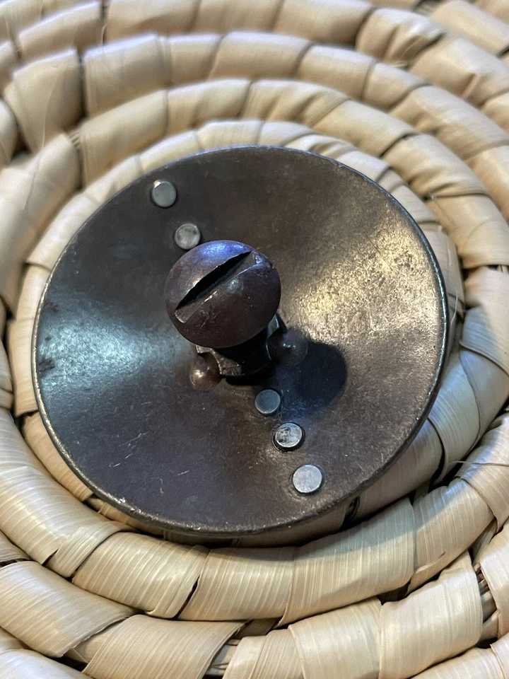 SILVER COPPER FLORAL CONCHO 1.5" screw back WESTERN HORSE SADDLE HEADSTALL TACK - Image 2 of 4