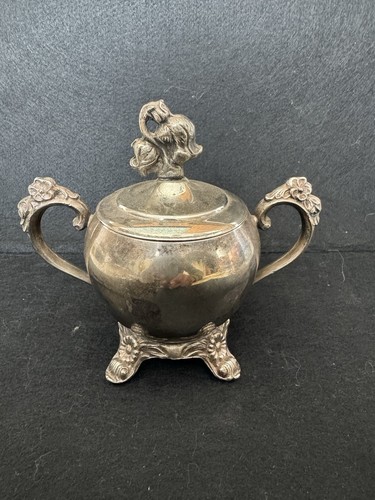 Antique Silver Sugar Holder - Picture 2 of 3