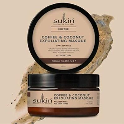 Kaffee Kokosnuss abgestorbene Haut Gesichtsmaske Peeling Entferner Sukin Anti Aging 100ml