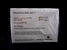 AMERSHAM Microarray Barcoded Slides Type 7 Star Metal Coated DMSO Optimized BOX