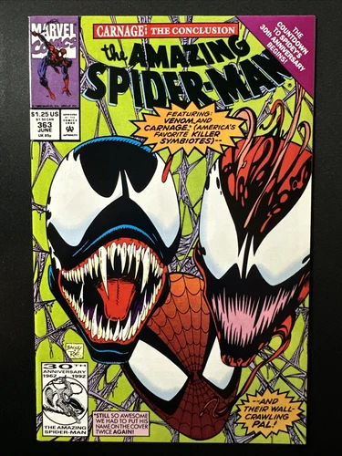 The Amazing Spider-Man #363 1992 Marvel Comics 1st Print Carnage NM
