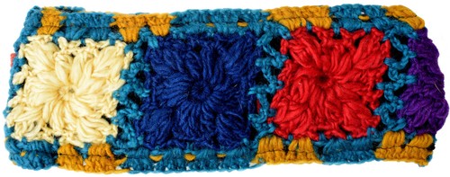 Punto Lana Hecho a Mano Polar Línea Multicolor Hippie Bohemio Floral Diadema - Bild 18 von 41