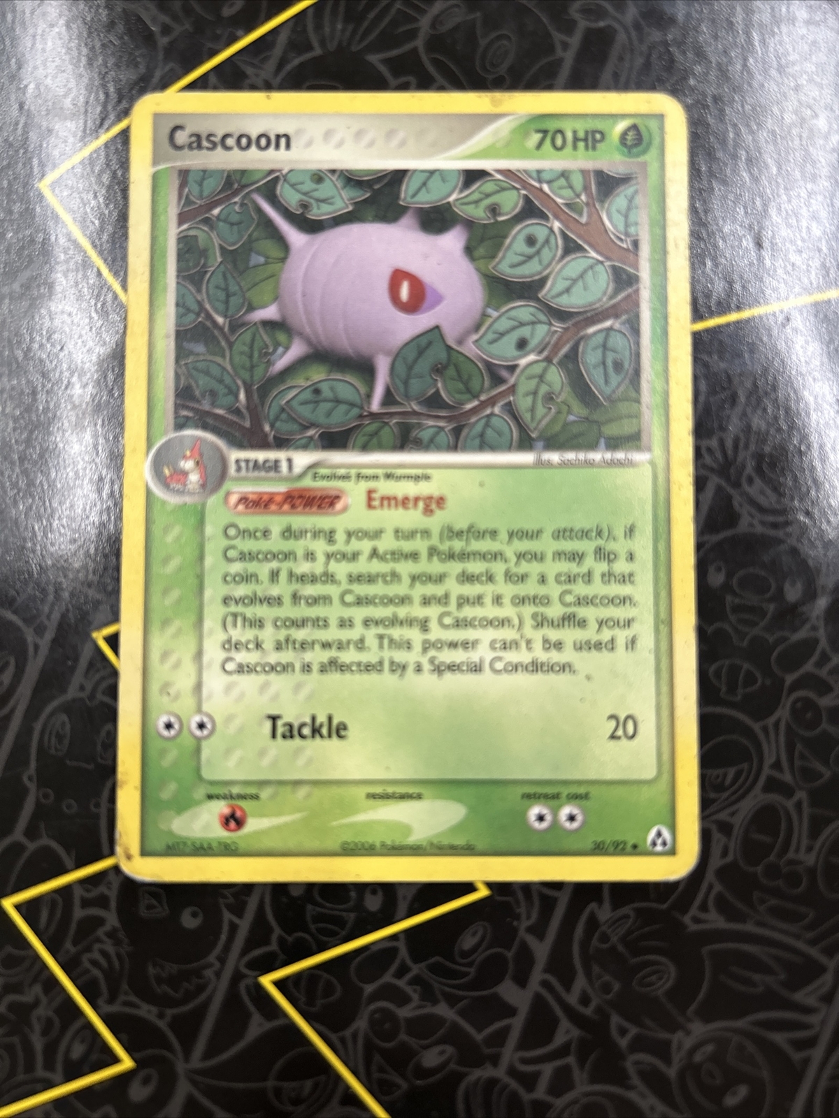 CASCOON - 30/92 - EX Legend Maker - Uncommon - Pokemon Card -