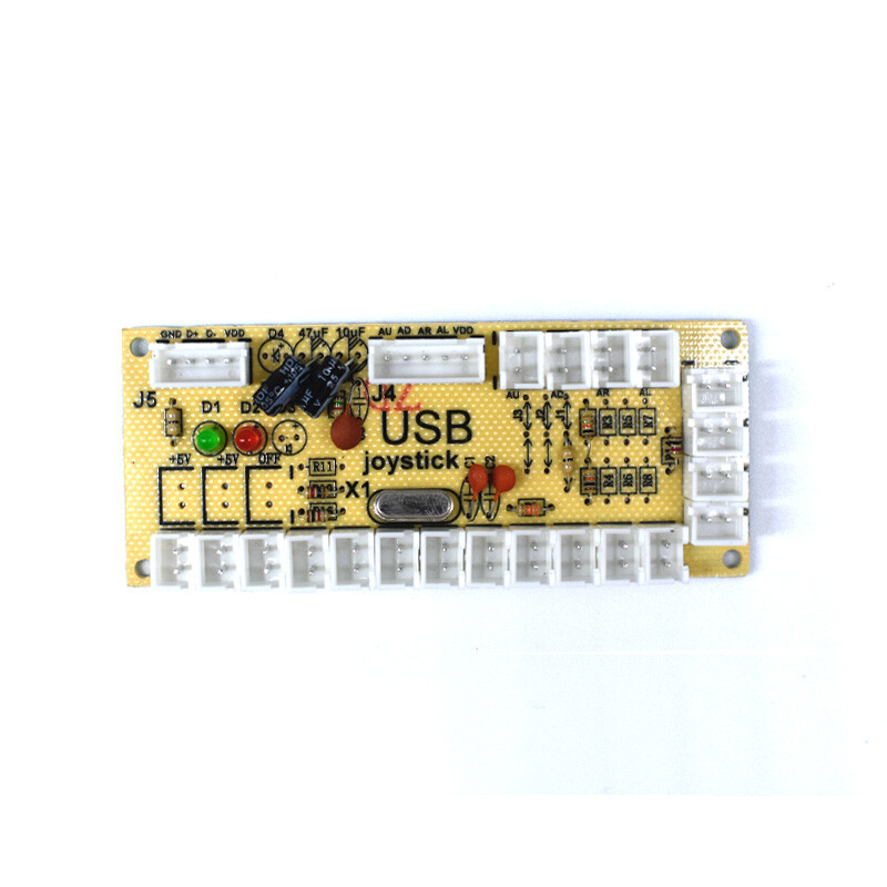 Kit Controller Arcade 2 Player Con LED - Joystick 8 Vie E Pulsanti MX Per PC, Raspberry E MAME