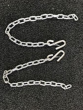 1 Pair 2 Trailer Dot Safety Chains Grade 30 5k Lb Cap Each 10k Total