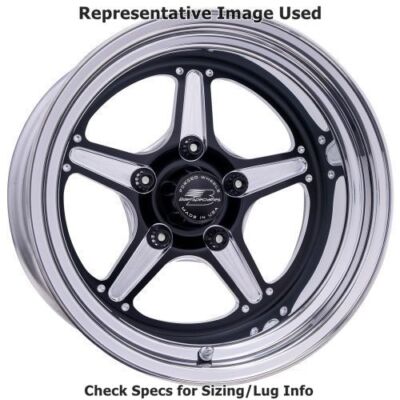 Billet Specialties BRS23510L6135 Street Lite 15''x10'' Wheel - Black Machined