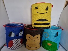 4 Stück Kinder Wäschekörbe 4 Stück nur 6,90£