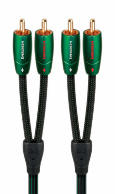 AudioQuest Evergreen Interconnect RCA Male to RCA Male Cable .6 Meter (1.97 ft.)