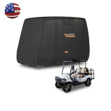 Golf Cart Cover Heavy Duty 420D Waterproof for EZGO, Club Car 6/4 2