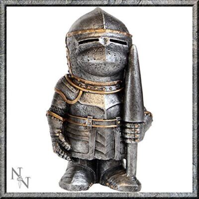 Komische mittelalterliche Ritter kleine Ornament Statue ritterlich inspiriert Figur