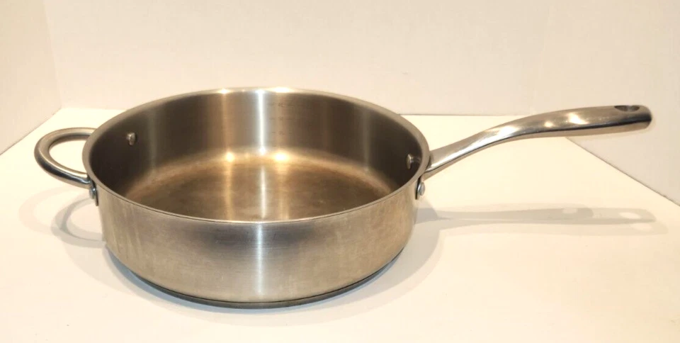 Kuhn Rikon сковорода из нержавеющей стали со стеклянной прозрачной крышкой - SKU BR1 - Изображение 2 из 4