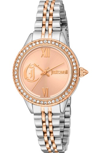 Montre Femme GLAM à Quartz - Cadran Diamanté & Bracelet Rose Cuir - Élégante