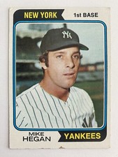 1974 Topps Baseball #517 Mike Hegan