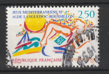 Timbre français oblitéré Jeux Méditerranéens  YT 2795 1993