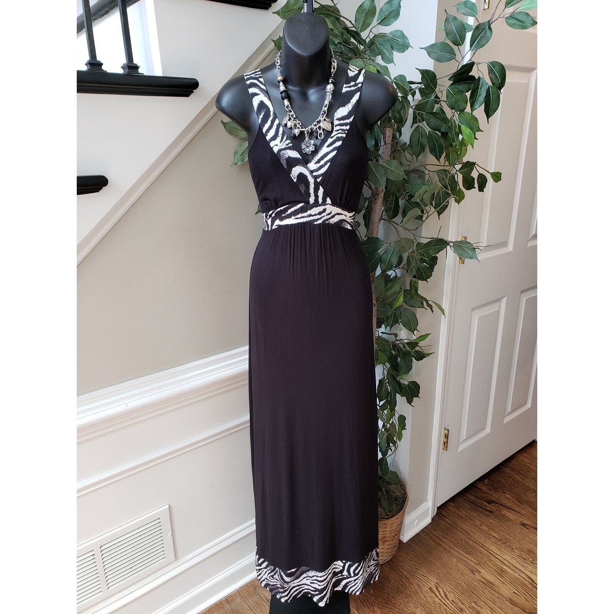 chinese dress ladies Brown Maxi Dress With Belt