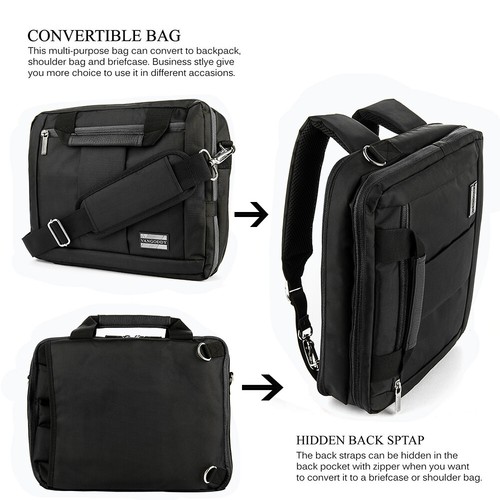 Tablet Reisetasche Schultertasche Rucksack für 12,4" Samsung Galaxy Tab S9+ 5G/S9+ - Bild 2 von 30