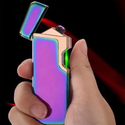unique gift idea electric USB custom coil windproof lighter electric USB lighter