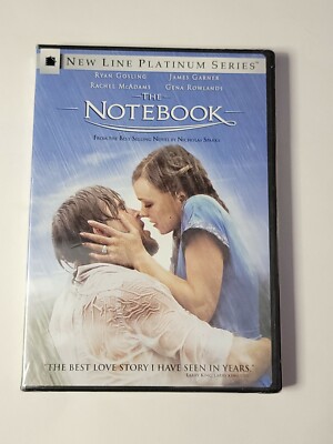 The Notebook DVD Movie Ryan Gosling Rachel McAdams James Garner New Sealed