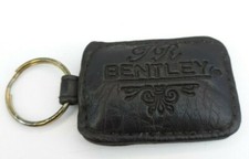 Vintage TR Bentley Black Leather Key chain Keychain
