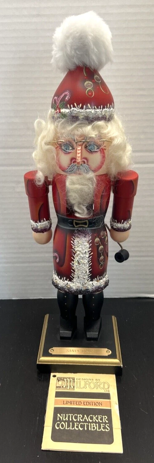 Susan Milford Nutcracker 1990 SANTA CLAUS Pipe Signed Ltd Edition 610/5000