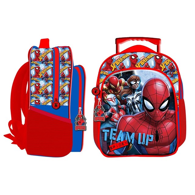 Zaino Trolley Asilo Marvel Spider-Man Scuola Materna Uomo Ragno Bambino  Bimbo | Acquisti Online su eBay