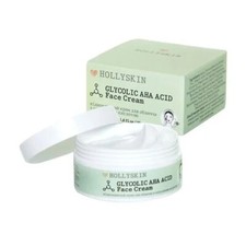 Crema facial con ácido glicólico AHA Hollyskin con ácido glicólico, 50 ml