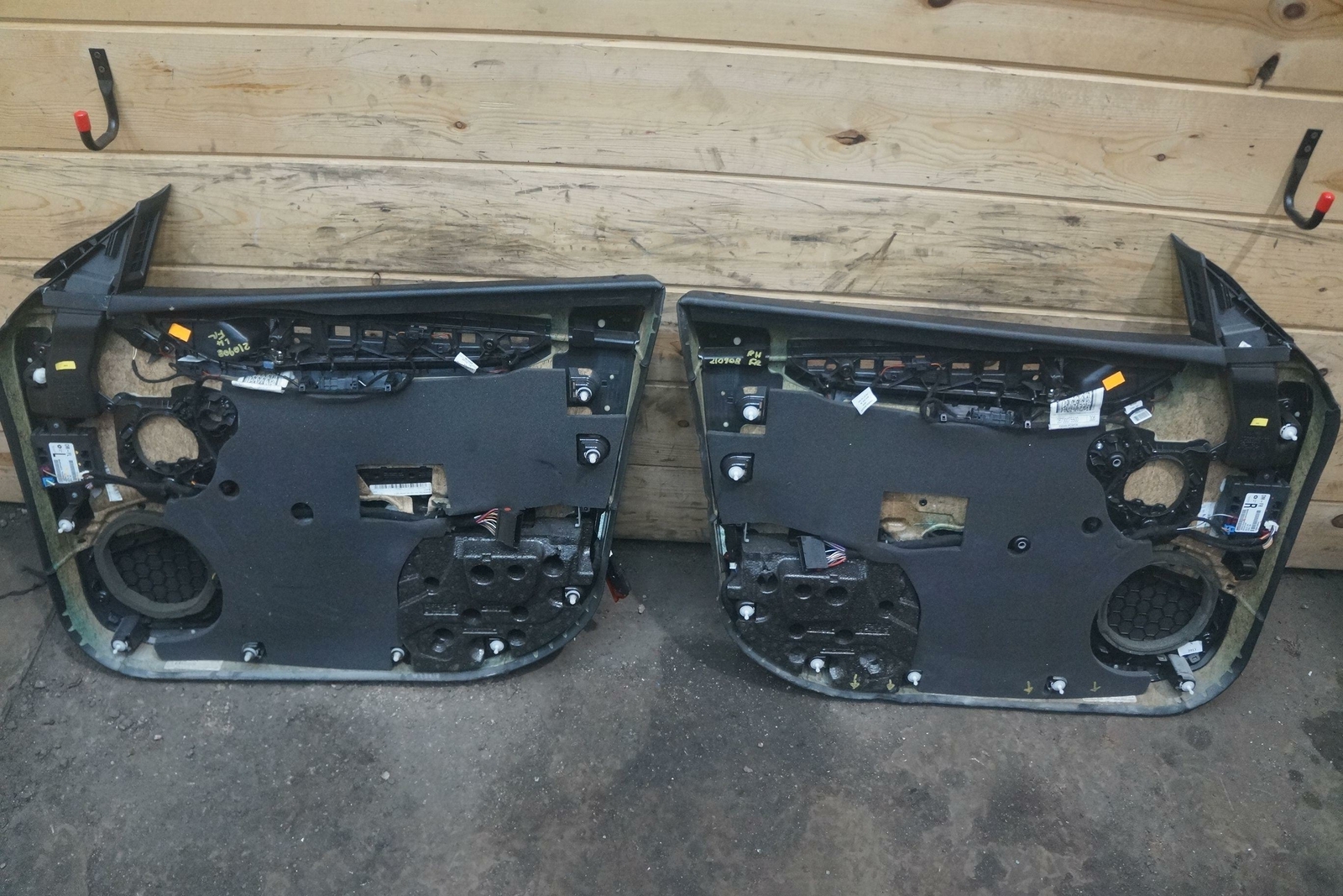 Set 4 Interior Door Trim Panel Black OEM Maserati Quattroporte M156 2014 *Note*