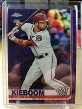 2019 Topps Chrome Update Carter Kieboom RC #22 Purple Refractor 118/175