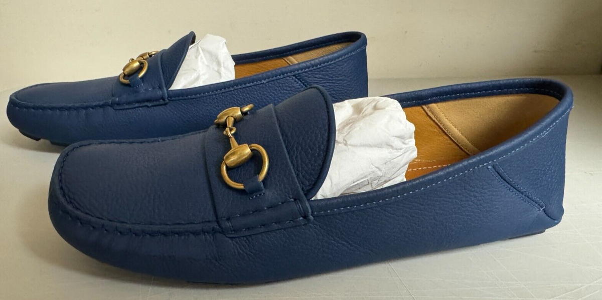 Leather Gucci driving loafers with matching belt. Gucci Interlocking G Leather Moccasin Driver Shoe Men Sz 10  main image 3
