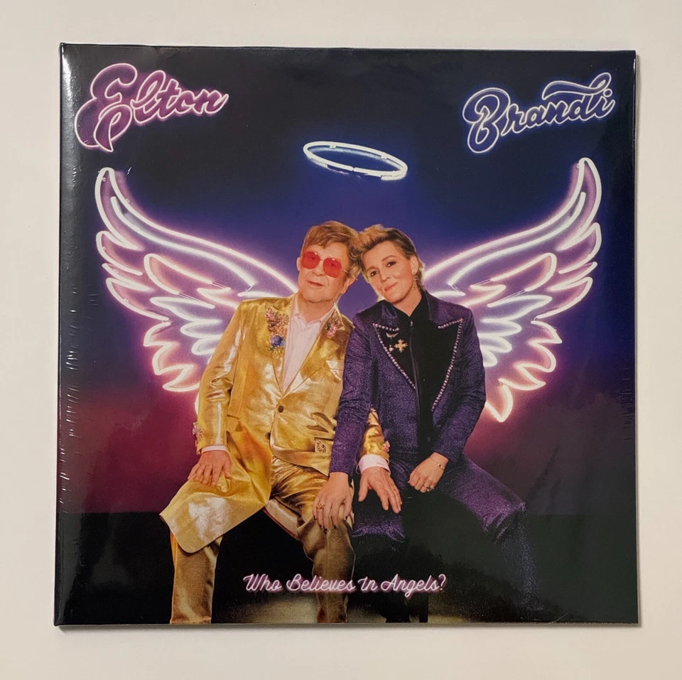 Elton John Brandi Carlile Who Believes In Angels - Vinyl, Cassette, CD - SIGNED - Image 3 of 4