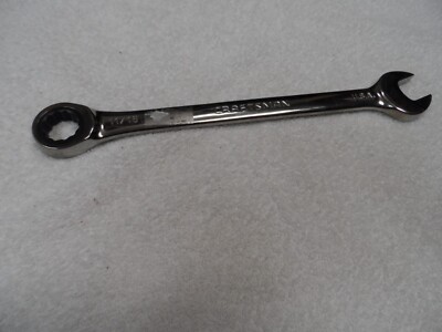 Craftsman SAE Standard Ratcheting Wrench Full Polish USA 11/16'' Part # 42566