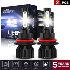 2x 9007hb5 Led Headlight Bulbs Kit 10000k White High Lo Beam Light Super Bright