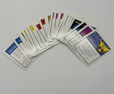 #ad Pokemon Monopoly Property Cards Set of 28 Board Game Parts Deeds $9.95