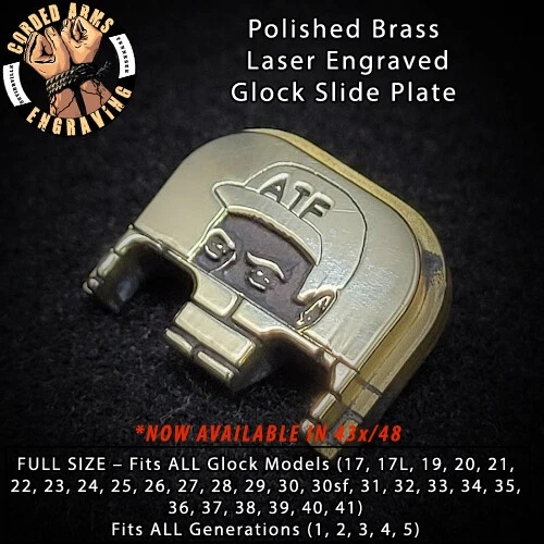 ATF GUY -  FITS Glock Rear Slide Plate Back Plate for Gen 1-5