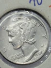 1929-S Mercury Silver Dime ~ AU ~ Strong Bands ~ Nice Luster! ~ Combined Shippin