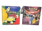 Vintage 2x 1999 Plymouth/Rembrandt 3 Ring Card Binders Nintendo Pokemon, Snorlax