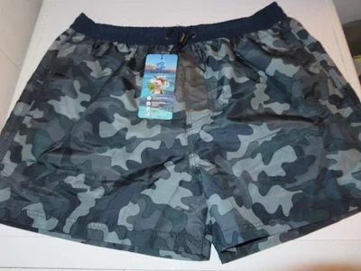 SHORT MAILLOT BAIN SHARK ONE imprimé camouflage gris Taille XXL HOMME NEUF - Photo 1/3