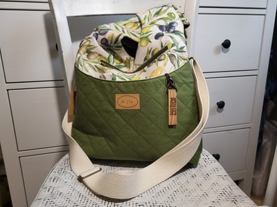 Umhängetasche Tasche Gewachste Baumwolle Dry Oilskin Japanische Knotentasche
