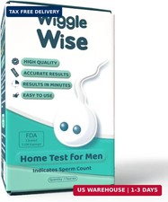 Fertility Test Kit for Men - Sperm Count Home Test Kit for Male Fertility - at-H