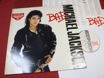 Michael Jackson  BAD  -  LP Epic EPC 4502901 Holland 1987 sehr gut