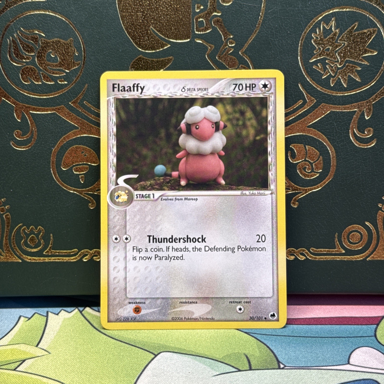 Pokemon EX Dragon Frontiers  30/101  Flaaffy Card NEAR MINT