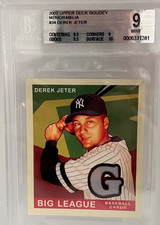 2007 UD Goudey Memorabilia Derek Jeter BGS 9