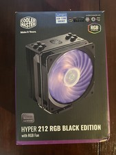 Cooler Master Hyper 212 RGB Black Edition with RGB Fan - CPU Fan 120mm