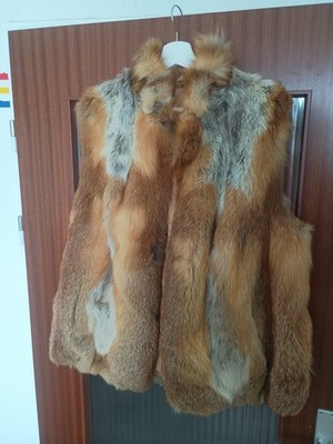 Edle Echtpelz Weste Rotfuchs [Gr. L] Fuchs Pelzweste