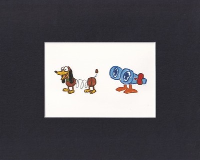 8X10 Matted Print Film Art Picture PIXAR: Toy Story, Ralph Eggleston Concept Art