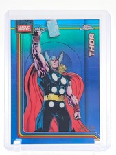 THOR 2026 TOPPS CHROME MARVEL COMICS BLUE REFRACTOR /150 #177 Q5466