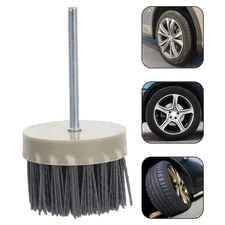  Wire Brush Polishing Wheel Abrasive Buffing Scrubber Attachment for Drill Rim
